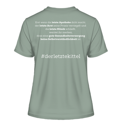 #derletztekittel - Damen T-Shirt Backprint