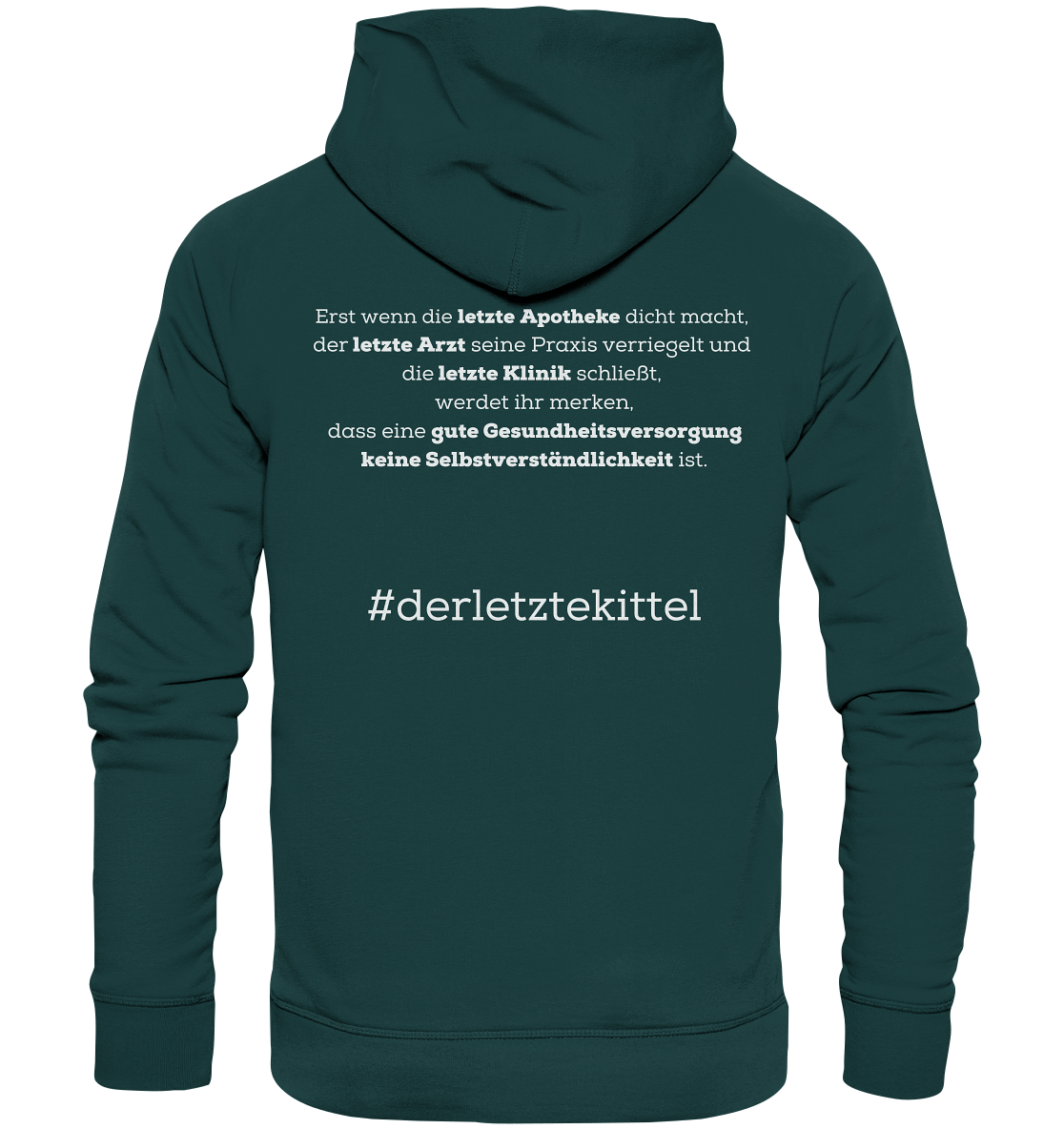 #derletztekittel - Hoodie Backprint