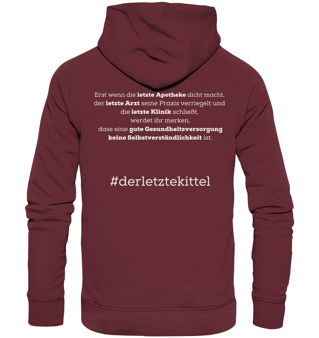 #derletztekittel - Hoodie Backprint