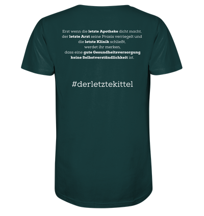 #derletztekittel - Unisex T-Shirt Backprint