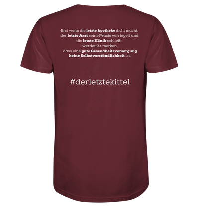 #derletztekittel - Unisex T-Shirt Backprint