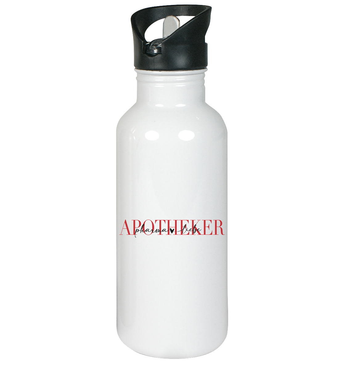 Apotheker Pharma Liebe - Edelstahl-Trinkflasche