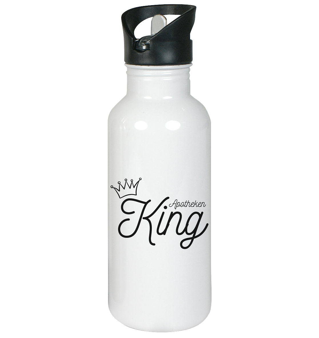 Apotheken King - Edelstahl-Trinkflasche