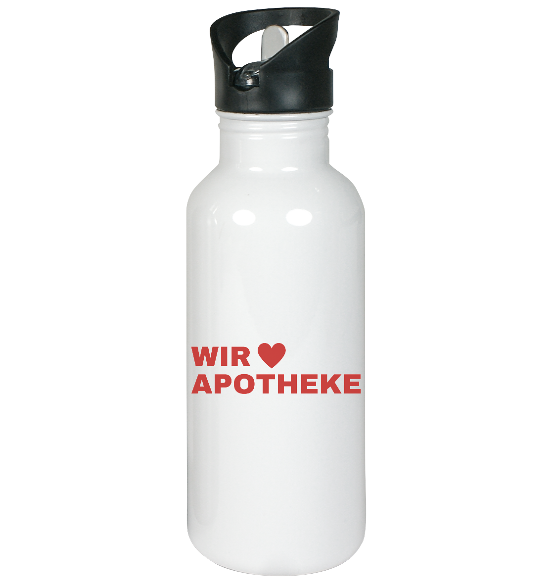 Wir lieben Apotheke - Edelstahl-Trinkflasche