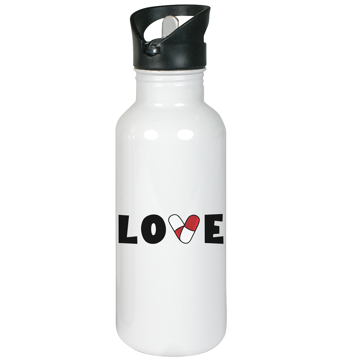 LOVE - Edelstahl-Trinkflasche