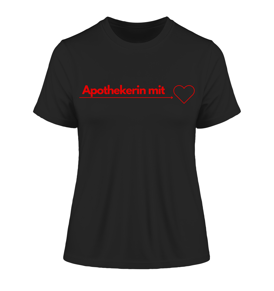 Apothekerin mit Herz - Damen T-Shirt