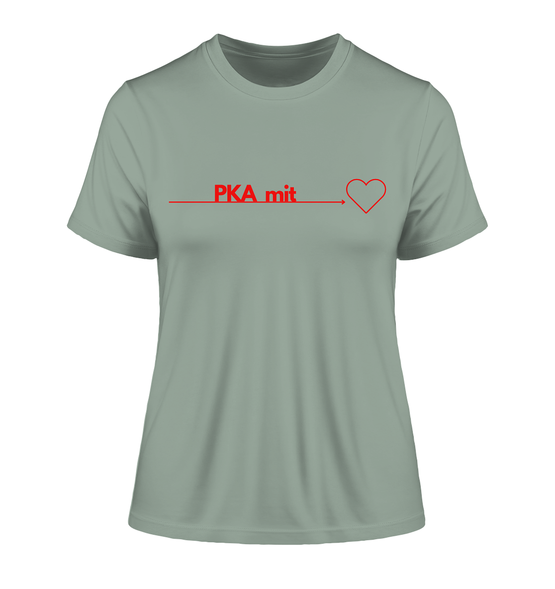 PKA mit Herz - Damen T-Shirt