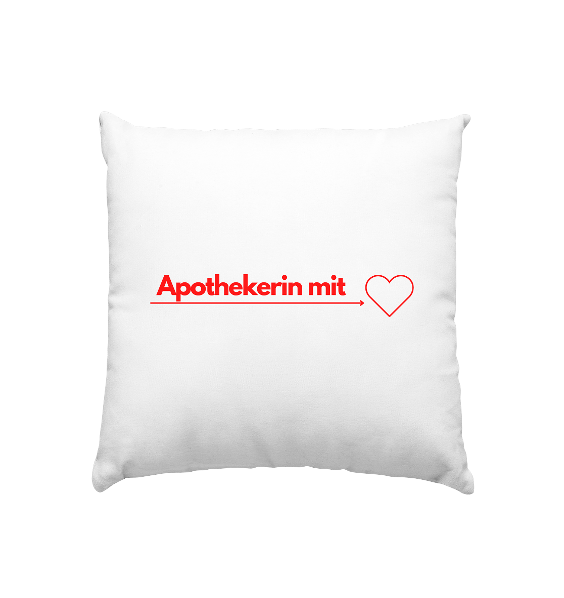 Apothekerin mit Herz - Kissen 40x40cm