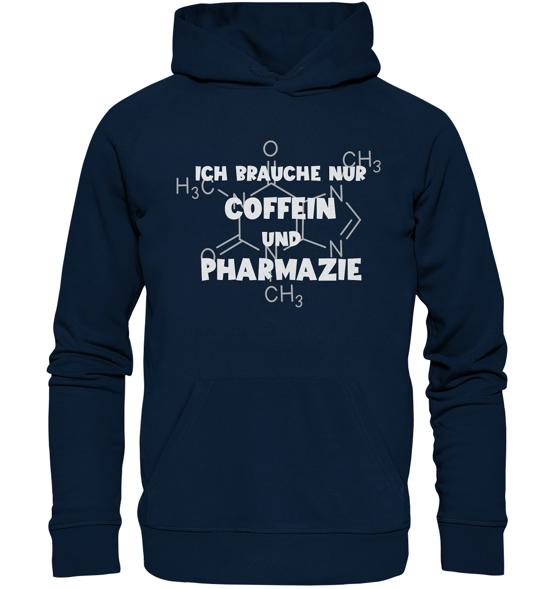 Ich brauche nur Coffein und Pharmazie - Hoodie