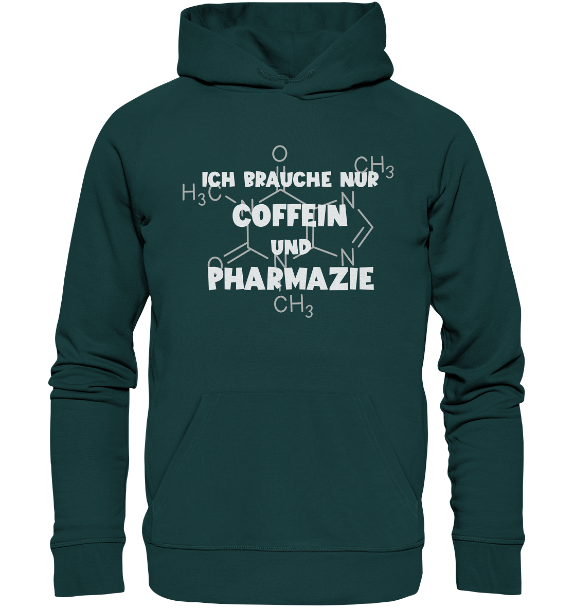 Ich brauche nur Coffein und Pharmazie - Hoodie