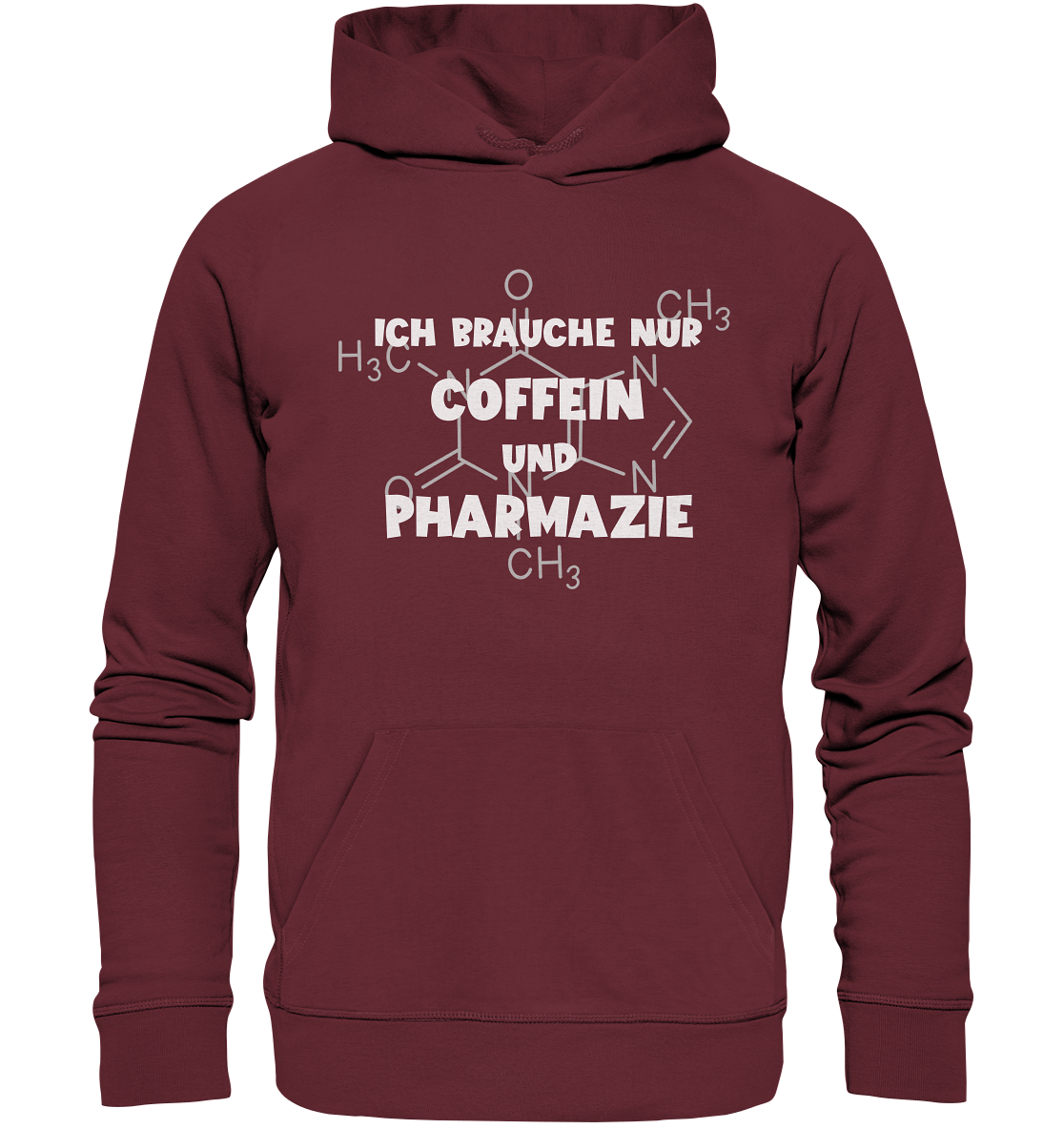 Ich brauche nur Coffein und Pharmazie - Hoodie