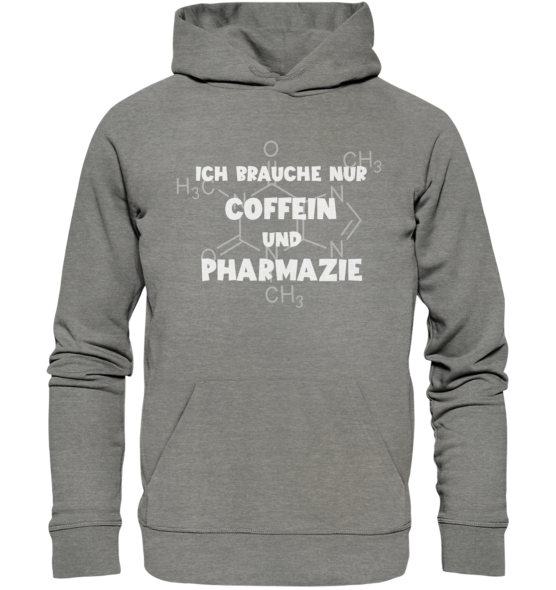 Ich brauche nur Coffein und Pharmazie - Hoodie