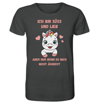 Ich bin süß und lieb - Unisex T-Shirt