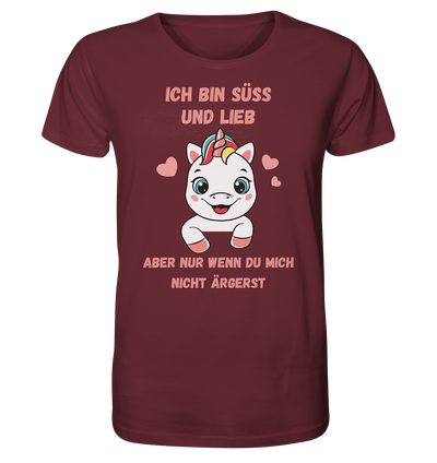 Ich bin süß und lieb - Unisex T-Shirt