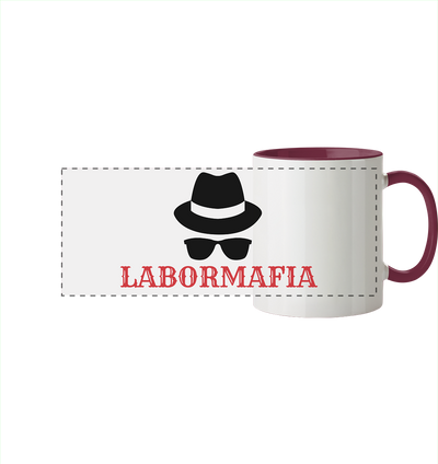 Labormafia - Panorama Tasse zweifarbig