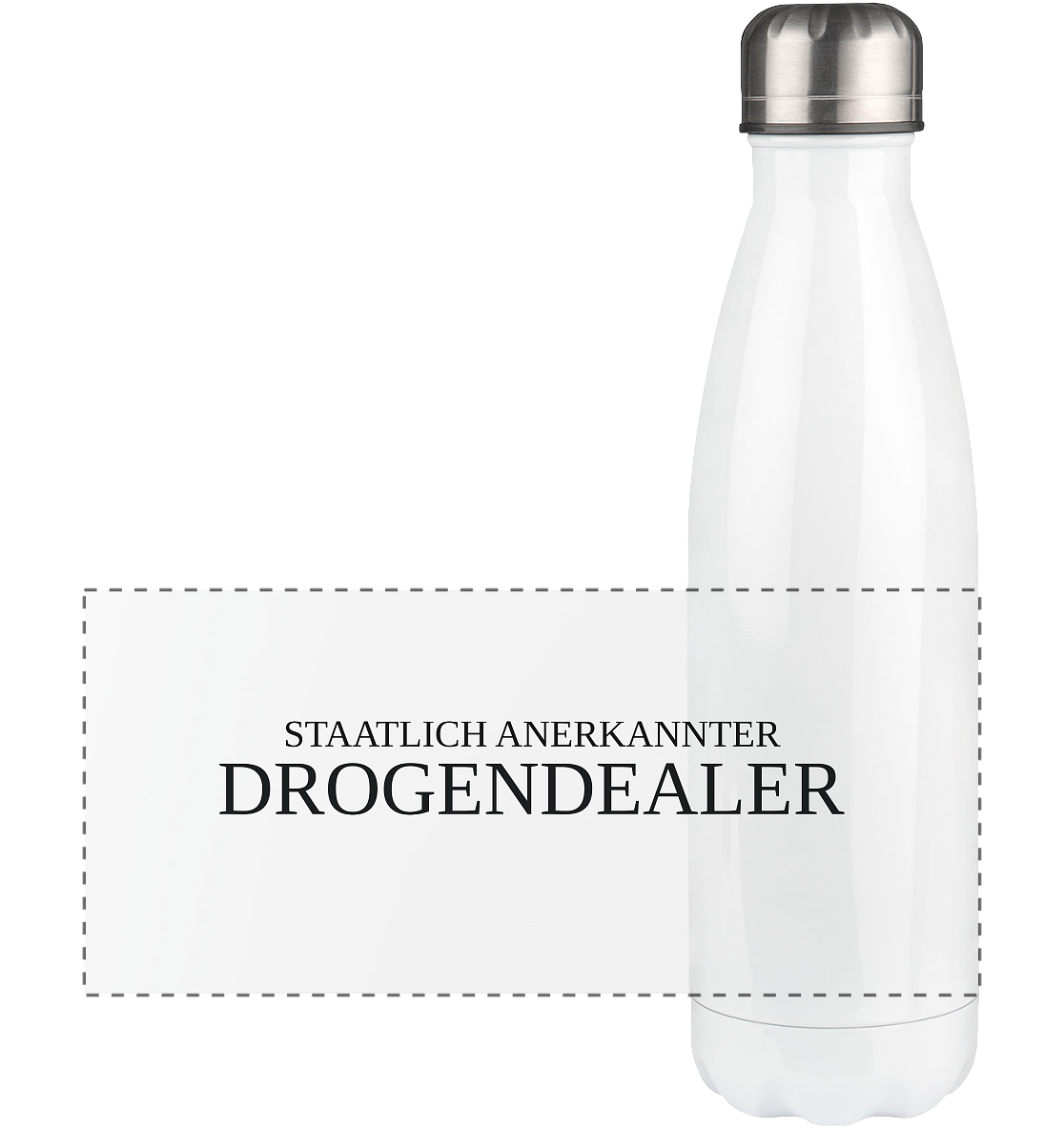 Staatlich anerkannter Drogendealer - Panorama Thermoflasche 500ml