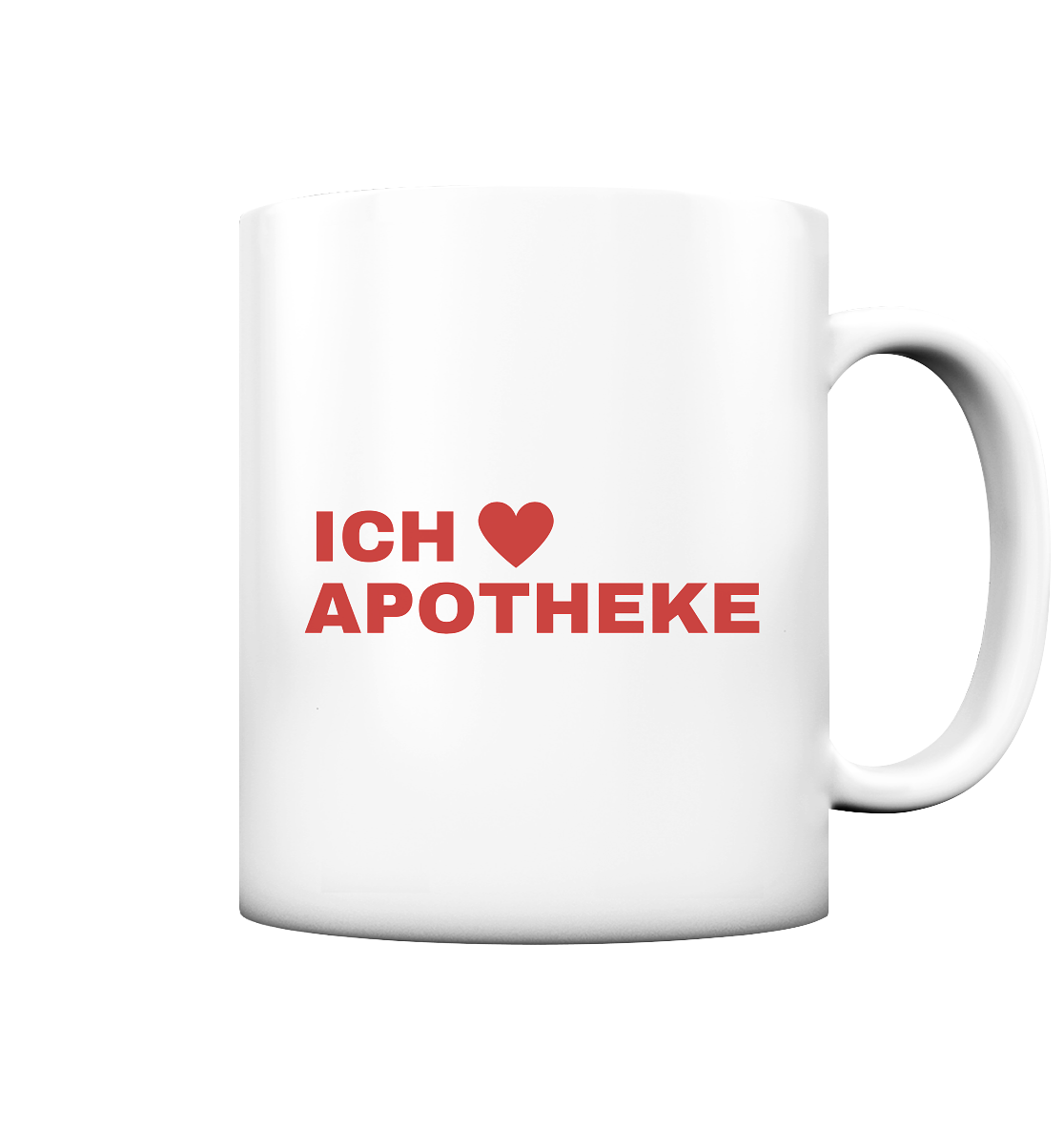 Ich liebe Apotheke - Tasse matt