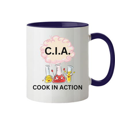 C.I.A. Cook in action - Tasse zweifarbig