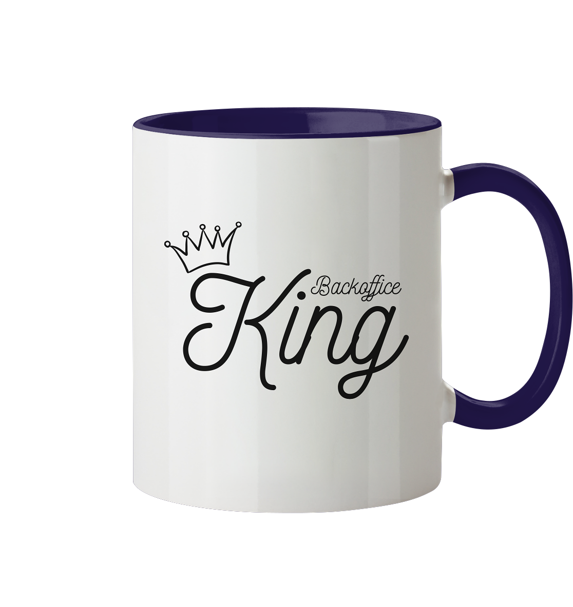 Backoffice King - Tasse zweifarbig