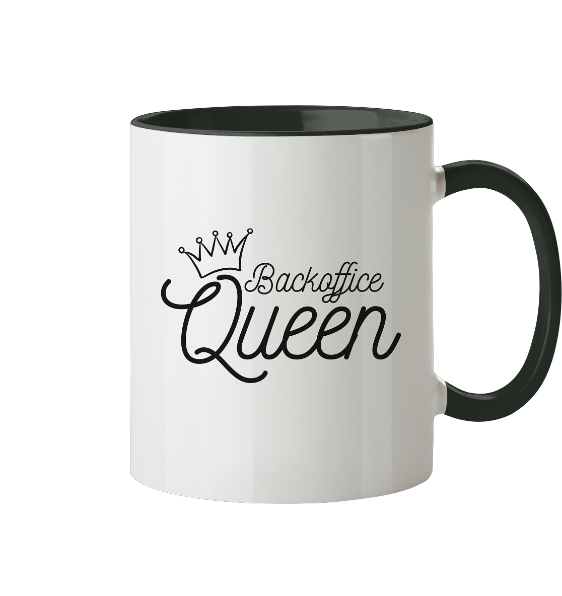 Backoffice Queen - Tasse zweifarbig