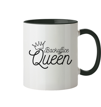 Backoffice Queen - Tasse zweifarbig