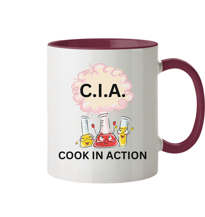 C.I.A. Cook in action - Tasse zweifarbig