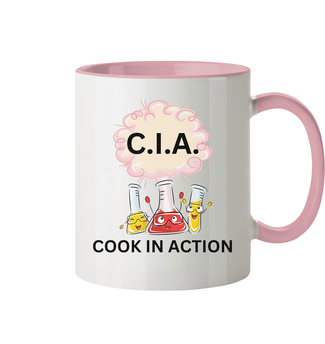 C.I.A. Cook in action - Tasse zweifarbig